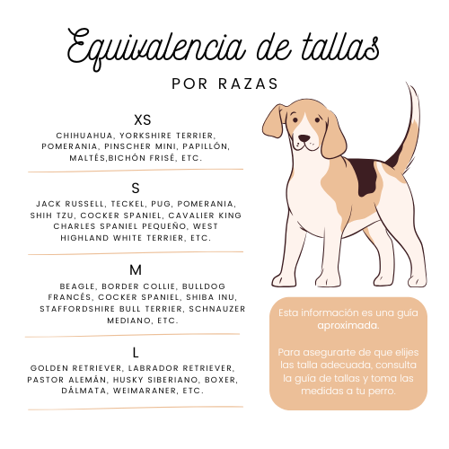 bravepaws guia tallas por raza